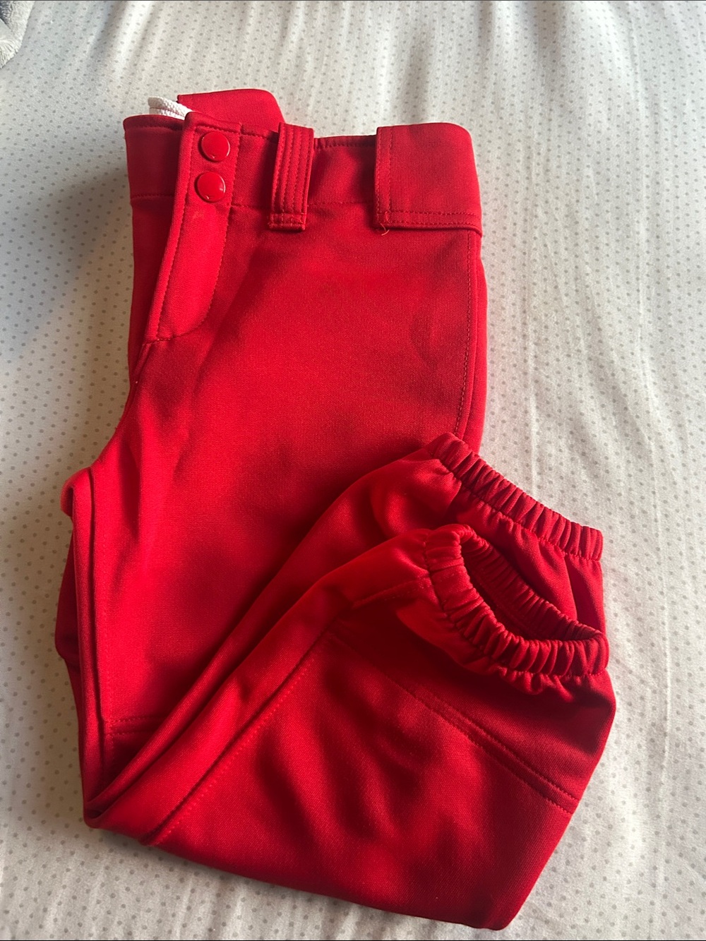 Mizuno Girls Softball Red Pants Size M